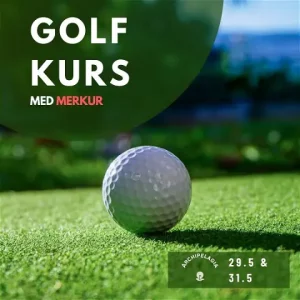 golfkurs med Merkur